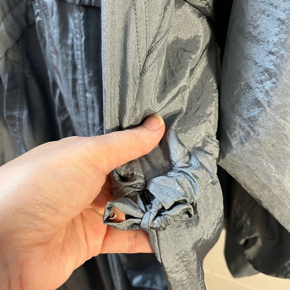 DAILY PRACTICE BY ANTHROPOLOGIE – Size M – Lightweight Blue Drawstring Jacket - Picture 10 of 12